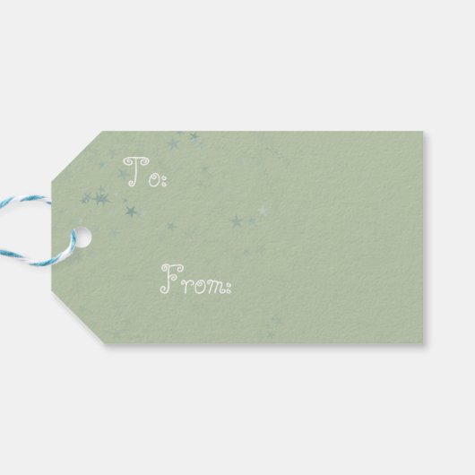 Northern Wonders Rentier Geschenkanhänger (Rückseite Horizontal)