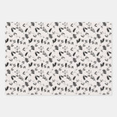 Northern Woods Botanicals Birds Weihnachten Geschenkpapier Set (Vorderseite 3)