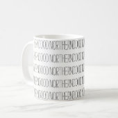 Northerndood Text-Tasse Kaffeetasse (Vorderseite Links)