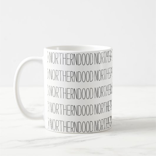 Northerndood Text-Tasse Kaffeetasse (Links)