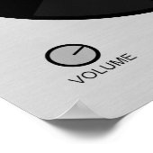 NorthernSoul Vinyl auf Turntable Kleiner Druck Poster (Ecke)