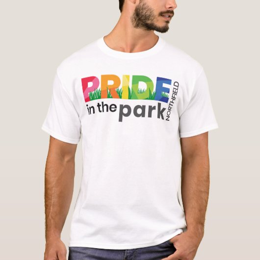 Northfield Pride in the Park Logo T - Shirt (Vorderseite)