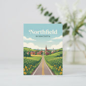 Northfield USA Postkarte (Stehend Vorderseite)
