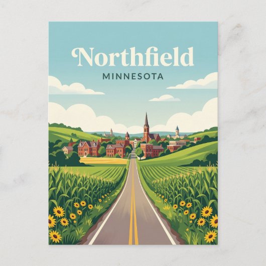 Northfield USA Postkarte (Vorderseite)