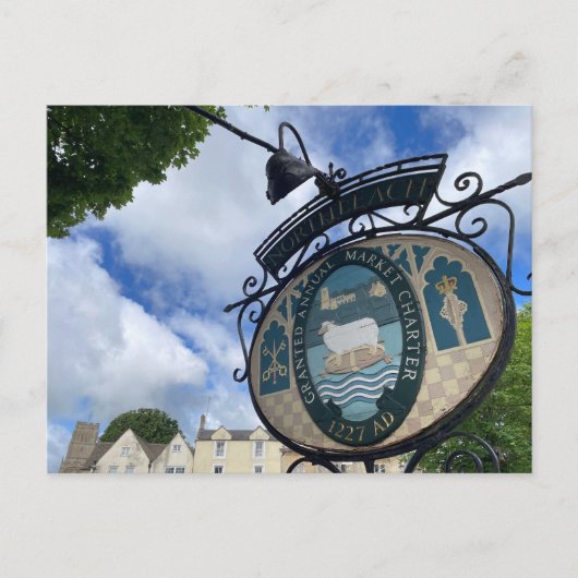 Northleach Feiertagspostkarte (Vorderseite)