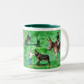 NorthPine Esel - Mammuts Zweifarbige Tasse (VorderseiteRechts)