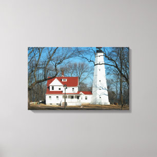 Northpoint Lighthouse Milw WI Wrapped Canvas Leinwanddruck