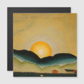 Northport Harbour (1929) Arthur Dove Magnetkarte (Vorne/Hinten)