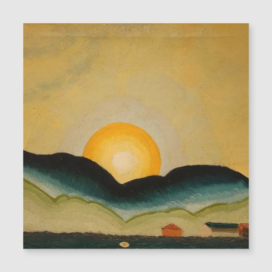 Northport Harbour (1929) Arthur Dove Magnetkarte (Vorderseite)