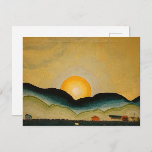 Northport Harbour (1929) Arthur Dove Postkarte (Vorne/Hinten)