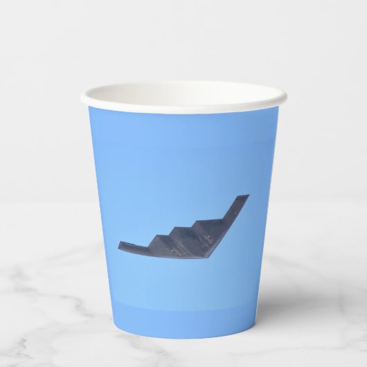 Northrop Grumman B-2 Geist Pappbecher (Rückseite)