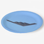 Northrop Grumman B-2 Geist Pappteller (Schrägansicht)