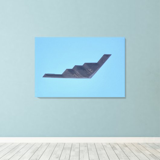 Northrop Grumman B-2 Spirit Canvas Print Leinwanddruck (Insitu (Holzboden))