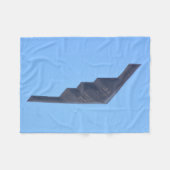 Northrop Grumman B-2 Spirit Fleece Blanket (Vorderseite (Horizontal))