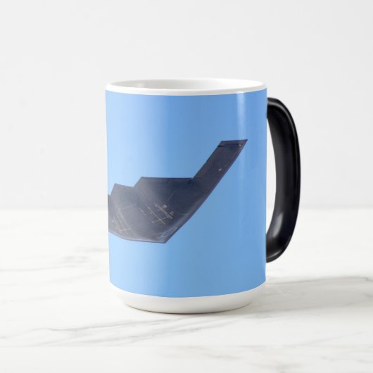 Northrop Grumman B-2 Spirit Magie-Tasse Verwandlungstasse (VorderseiteRechts)