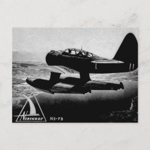 Northrop N3-PB Patrouillenbomber - Vintage Postkarte
