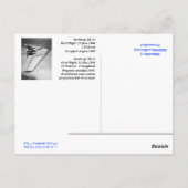 Northrop XB-35 Flying Wing Postkarten (Rückseite)