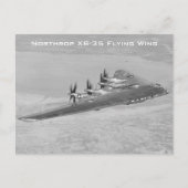 Northrop XB-35 Flying Wing Postkarten (Vorderseite)