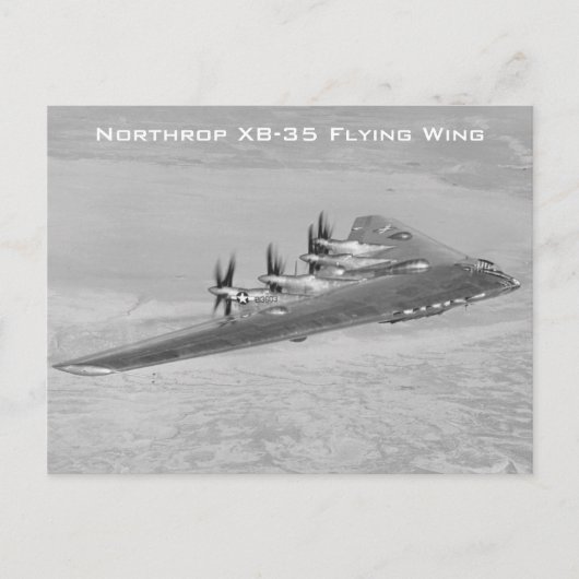 Northrop XB-35 Flying Wing Postkarten (Vorderseite)