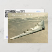 Northrop YB-49 Flying Wing Postkarte (Vorne/Hinten)