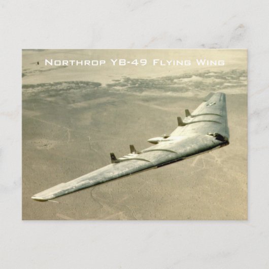 Northrop YB-49 Flying Wing Postkarte (Vorderseite)