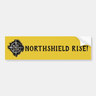 Northshield Rise Autoaufkleber