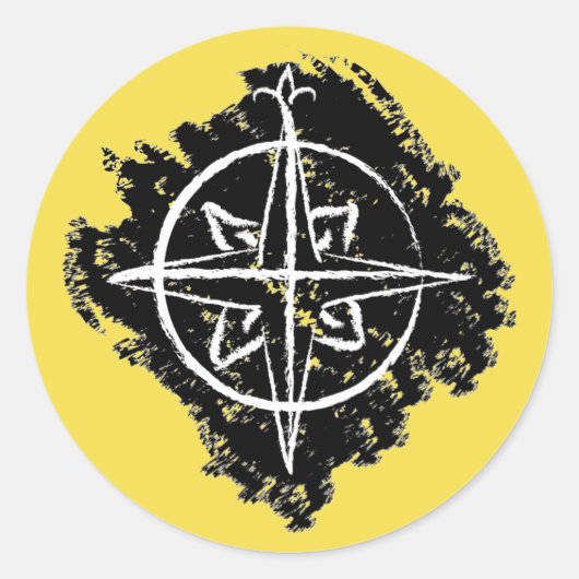 Northshield Runder Aufkleber (Vorderseite)