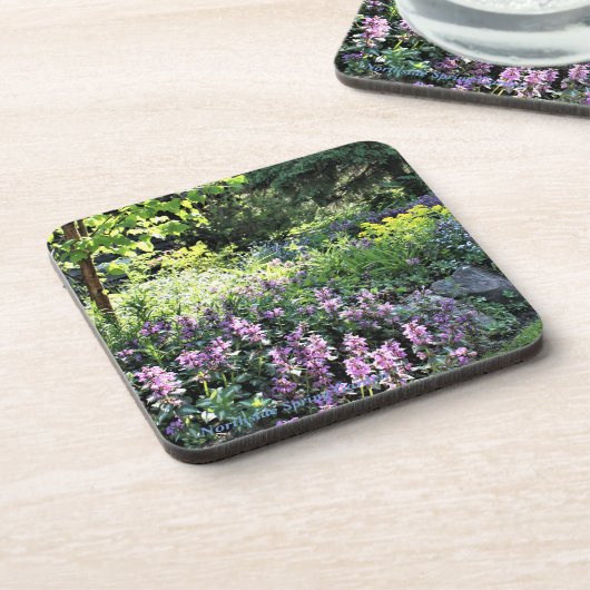 Northside Frühlings-Garten Getränkeuntersetzer (Linke Seite)