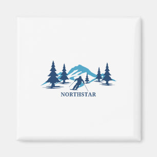 Northstar California Ski Resort Skifahren Skifahre Magnet