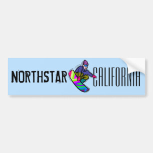 Northstar California Snowboard Autoaufkleber