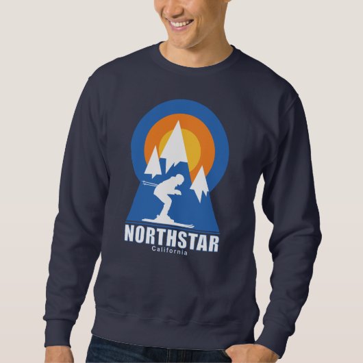 Northstar Ski Sunset Retro T - Shirt (Vorderseite)