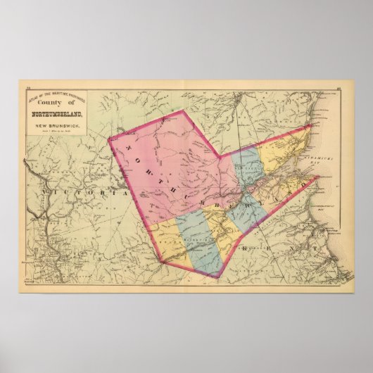 Northumberland Co., NB Poster (Vorne)