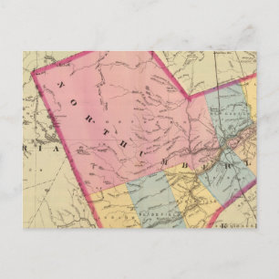 Northumberland Co., NB Postkarte