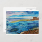 Northumberland Coast Postkarte (Vorne/Hinten)