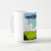 Northumberland Einlaufplakat Kaffeetasse (Vorderseite Links)