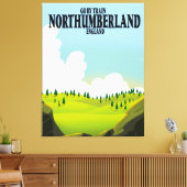 Northumberland Einlaufplakat Leinwanddruck (Insitu (Wohnzimmer))