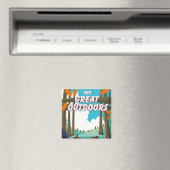 Northumberland Einlaufplakat Magnet (In Situ (Geschirrspüler))