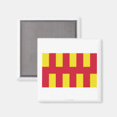 Northumberland Flag Magnet (Vorderseite/Rückseite)