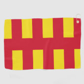 Northumberland Landkreis Flag Golfhandtuch (Horizontal)
