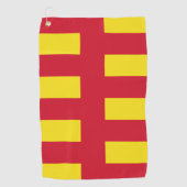 Northumberland Landkreis Flag Golfhandtuch (Vorderseite)