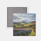 Northumberland National Park England Magnet (Vorderseite/Rückseite)