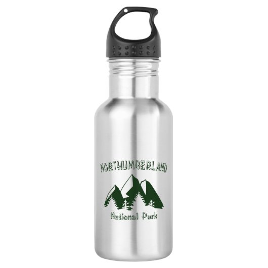 Northumberland Nationalpark Edelstahlflasche (Vorderseite)