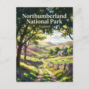 Northumberland Nationalpark England Postkarte