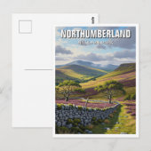 Northumberland Nationalpark England Postkarte (Vorne/Hinten)