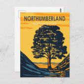 Northumberland Nationalpark England Vintag Postkarte (Vorne/Hinten)