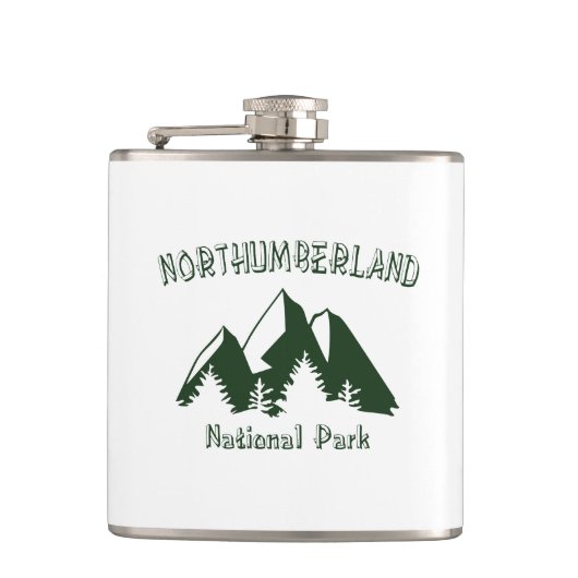 Northumberland Nationalpark Flachmann (Vorderseite)