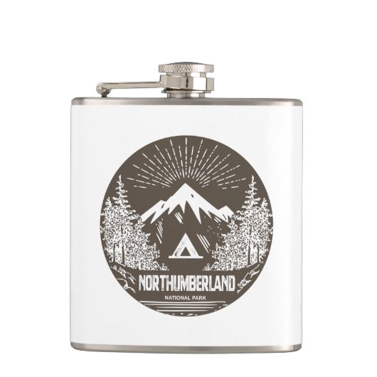 Northumberland Nationalpark Flachmann (Vorderseite)