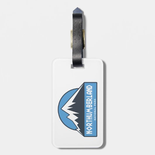 Northumberland Nationalpark Gepäckanhänger (Rückseite vertikal)