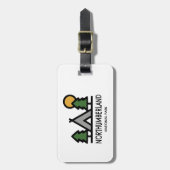 Northumberland Nationalpark Gepäckanhänger (Vorderseite vertikal)