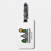 Northumberland Nationalpark Gepäckanhänger (Rückseite vertikal)